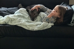 Kety (with her new 'hooman')